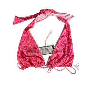 VDM Revolve Pink Fuchsia Reversible Bikini Top Size XXL‎